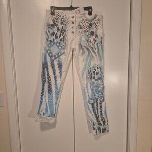 Giving Moda Italy White Jeans